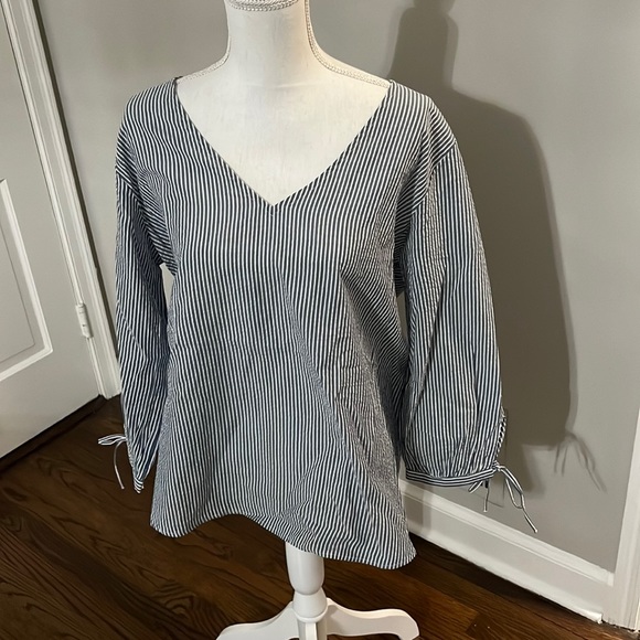 H&M Tops - H&M pinstripe long sleeve